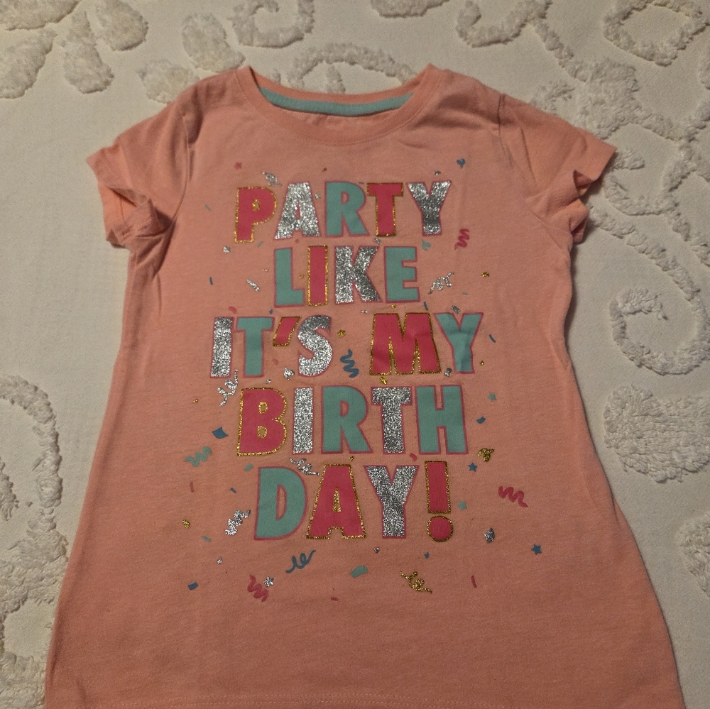 Wonder Nation Peach Party Graphic Tee